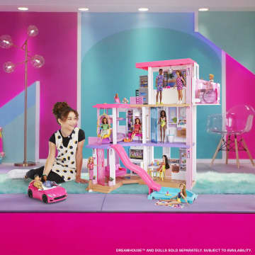 Barbie - Voiture Cabriolet De Barbie - Véhicule Poupée Mannequin - Dès 3 Ans - Imagen 2 de 6