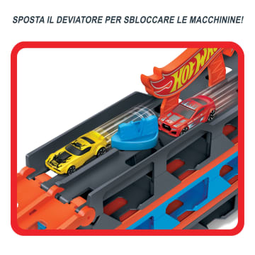 Hot Wheels Camion 2 In 1 Trasportatore E Pista – Imballaggio Sostenibile