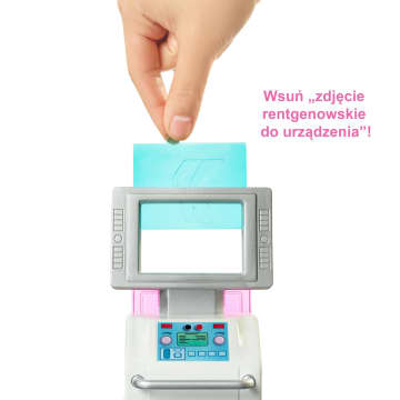 Barbie U lekarza - Zakładamy gips Zestaw Lalka + akcesoria i masa do formowania