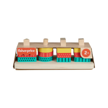 Fisher-Price Ξύλινα Σχήματα Παιχνίδι Ταξινόμησης, 13 Ξύλινα Κομμάτια - Bild 6 von 6