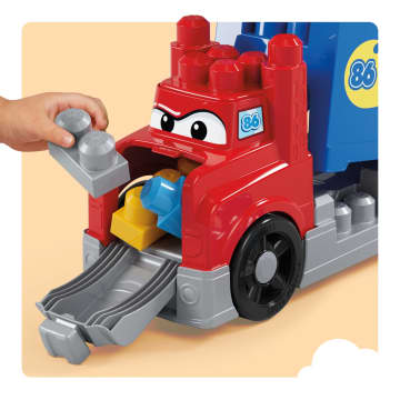 MEGA BLOKS-Camion Course Et Construction-Coffret Avec 19 Pièces