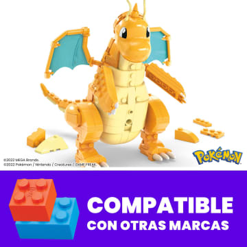 MEGA Construx Pokémon Dragonite Bloques De Construcción +8 Años - Imagen 7 de 8