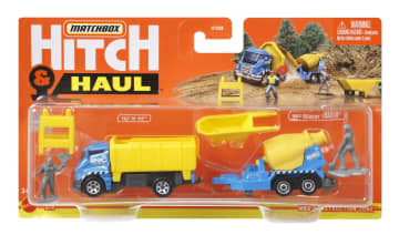 Matchbox Çek Ve Taşı Araç Serisi, 1 Adet Kurtarma Aracı, 1 Adet Çekme Karavan Ve Temaya Uygun Aksesuarları Ile Birlikte, H1235
