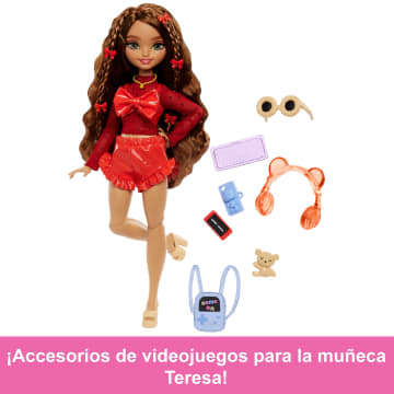 La Muñeca De Moda Teresa De Barbie Dream Besties Incluye Accesorios Temáticos De Videojuegos, 10 Piezas De Juego - Image 3 of 6