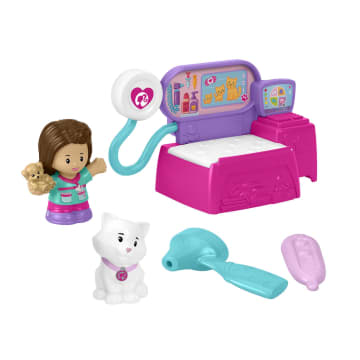 Fisher-Price Little People Barbie Dierenarts Speelset Voor Peuters En Kleuters, 5 Onderdelen