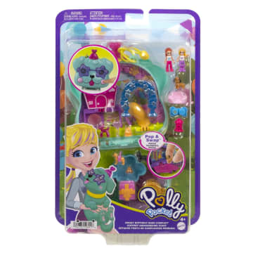 Polly Pocket Cofanetto Il Compleanno Del Cagnolino, Con 2 Bambole E Accessori, Mini Giocattoli