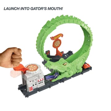 Hot Wheels Gator Loop Attack, Playset - Image 3 of 8