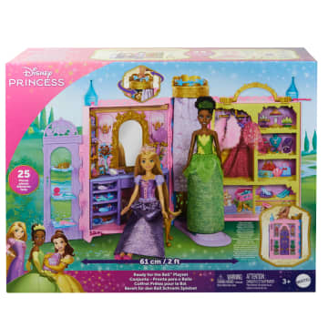 Conjunto De Juego De Armario Ready For The Ball De Disney Princesas Con Ropa, Accesorios Y Almacenamiento, Se Abre Hasta 60Cm