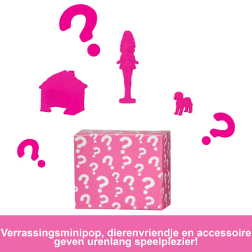 Barbie Mini Barbieland Poppenhuis Speelsets Met Pop Van Bijna 4 Cm, Meubels En Accessoires (Stijlen Kunnen Variëren)