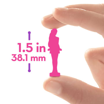 Barbie - Poupées Mini Barbieland - Assortiment Color Reveal 3,8 Cm - Image 4 of 6
