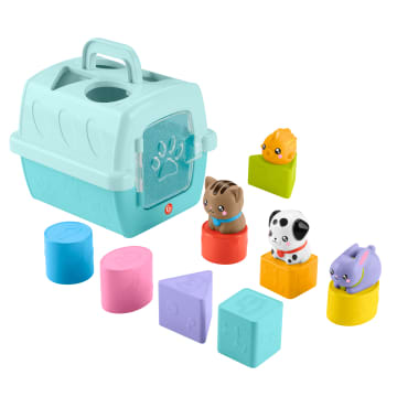 Fisher-Price Pets Sorter Transporter Zabawka dla dzieci z klockami