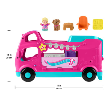 Fisher-Price Little People Barbie Kleine Droomcamper Rv Speelset Met Licht En Geluid, 2 Figuren - Image 2 of 5