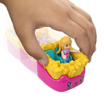Polly Pocket Mini Sürpriz Paketler Serisi, Mikro Bebekler Ve Mini Oyun Setleri, Oyuncak Arabalar, Yiyecek Temalı Araç Koleksiyonu - Image 3 of 6