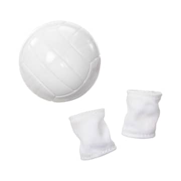 Barbie-Métiers-Poupée Barbie Articulée Joueuse De Volleyball - Image 4 of 6