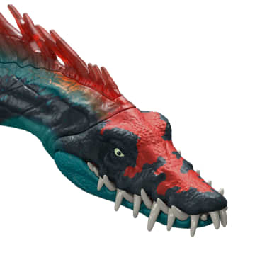 Jurassic World Gigantic Trackers Styxosaurus Dinosaurier-Actionfigur, Große Spezies Mit Angriff, Chaostheorie