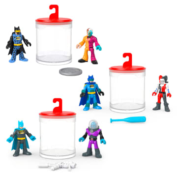 Imaginext DC Super Friends Batman, Collezione Di Personaggi Con Azione Cambia Colore, Giocattoli Per Bambini E Bambine in Età Prescolare