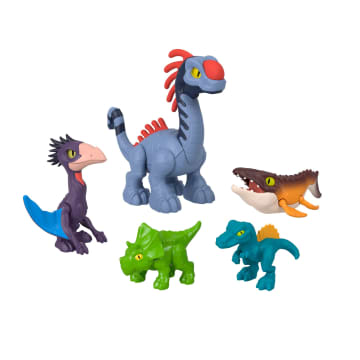 Fisher-Price Imaginext Jurassic World: Die Wiedergeburt Set Mit 6 Actionfiguren, Starter Und Zubehör