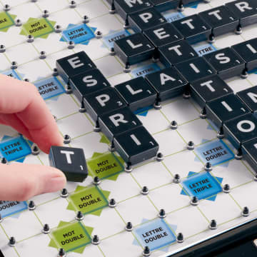 102 Lettres De Scrabble De Luxe Mattel - Version Classique SPEAR - Très Bon état - Lot Complet