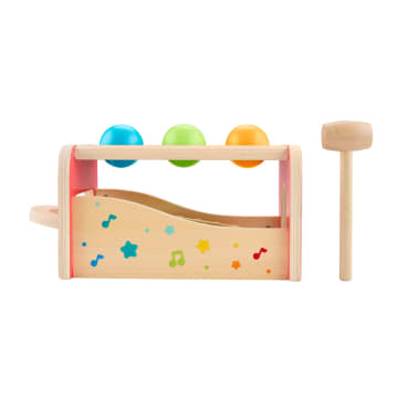 Yürüme Çağındaki Çocuklar Için Fisher-Price Bagetli Ksilofon Standı, 6 Ahşap Parçadan Oluşan Müzik Aleti Oyuncağı - Bild 5 von 6