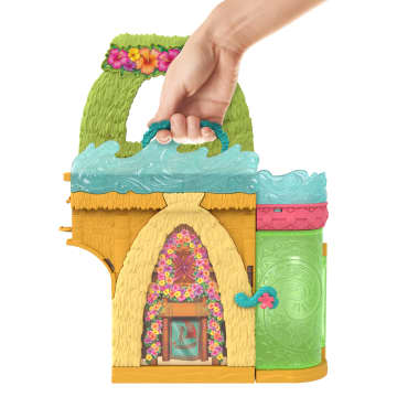 Disney Prinzessin Vaianas Inselheimat, Zusammensteckbares Puppenhaus Mit Kleiner Puppe, Figuren Und 9 Zubehörteilen - Bild 2 von 6