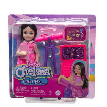 Barbie Chelsea Możesz być Kariera Lalka + akcesoria Asortyment