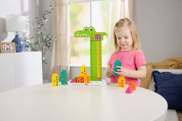 Fisher-Price Matematikçi Timsah, Okul Öncesi Çağdaki Çocuklar Için Eğitici Oyuncak Ve Üst Üste Dizilebilir 10 Blok - Imagen 4 de 6