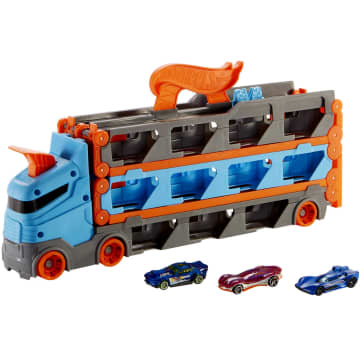 Hot Wheels Camion 2 In 1 Trasportatore E Pista – Imballaggio Sostenibile