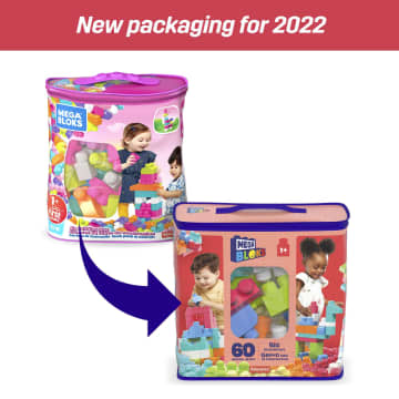 Mega Bloks Bolsa Rosa 60 Piezas - Image 7 of 7