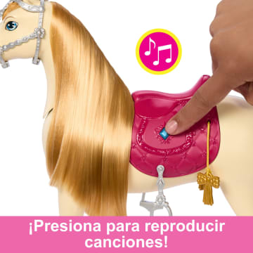 Caballo De Juguete Interactivo De “Barbie Mysteries: The Great Horse Chase” Con Sonidos, Música Y Accesorios