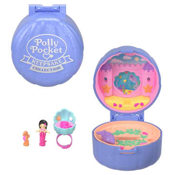 Polly Pocket Collector, Nostaljik Yüzük Kutusu Serisi, Mikro Bebek Ve Mikro Oyun Seti, Hatıra Koleksiyonu Mücevher Kutusu