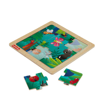 Fisher-Price Συλλογή Με Μίνι Ξύλινα Παζλ Για Παιδιά Προσχολικής Ηλικίας, Τα Σχέδια Μπορεί Να Διαφέρουν