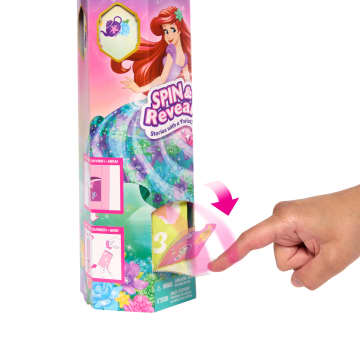Disney Princess Spin & Reveal Κούκλα Άριελ & Αξεσουάρ Με 11 Εκπλήξεις - Bild 3 von 6