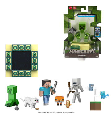 Collezione Di Personaggi E Accessori Minecraft in Scala Da 9,5 Cm Con Design Pixelato (I Personaggi Possono Variare) - Image 5 of 8