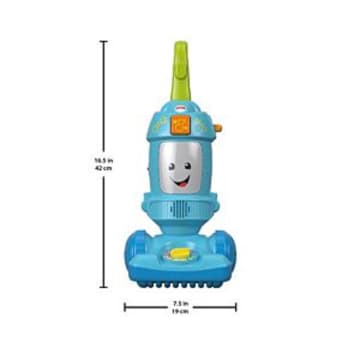 Fisher-Price Laugh & Learn Light-Up Learning Vacuum Electronic Toddler Push Toy