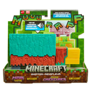 Minecraft-Renifleur Figurine Articulée 8,25 Cm Avec Sons Tirés Du Jeu