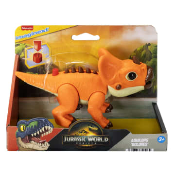 Fisher-Price Imaginext Jurassic World Rebirth Aquilops Dinosaur Action Figure With Motion