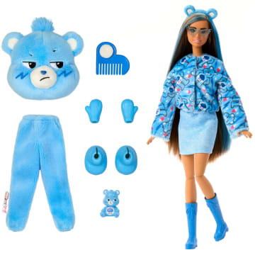 Barbie Cutie Reveal Troetelbeertjes Serie, Pop En Accessoires Met Pluchen Brombeertjespak, 10 Verrassingen - Image 6 of 6