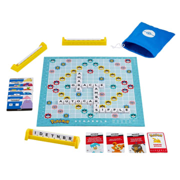 Scrabble Pokémon, Il Classico Gioco Da Tavolo Delle Parole Per Famiglie Con Due Modalità Di Gioco Per 2-4 Giocatori, Edizione Italiana