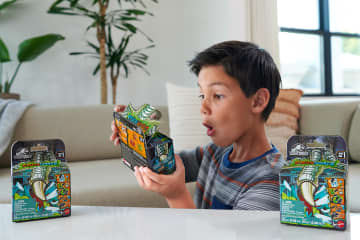 Jurassic World-Dinos Dévoreurs-Mini Dinosaure Avec Surprises
