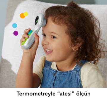 Okul Öncesi Çağdaki 3 Yaş Ve Üzeri Çocuklar Için 7 Parçadan Oluşan Fisher-Price Doktor Seti Doktor Oyuncakları