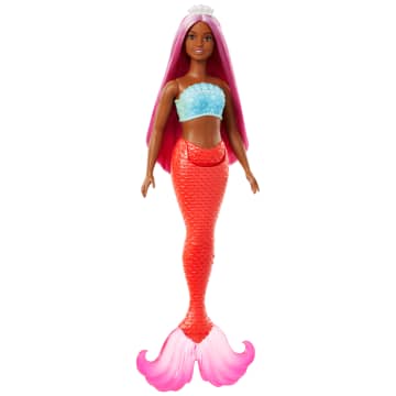 Barbie Zeemeerminnenpoppen Met Kleurrijk Haar, Staarten En Haarband Accessoires - Bild 4 von 6