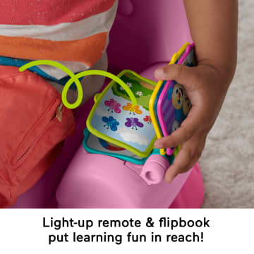 Fisher-Price Laugh & Learn Smart Stages Chair Electronic Learning Toy For Toddlers, Pink