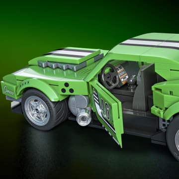 Conjunto De Construcción Del Custom'68Camaro De Hot Wheels De Mattel Brick Shop (289Piezas) Para Coleccionistas