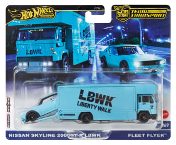 Hot Wheels Premium Team Transport Nissan Skyline 2000 Gt-R