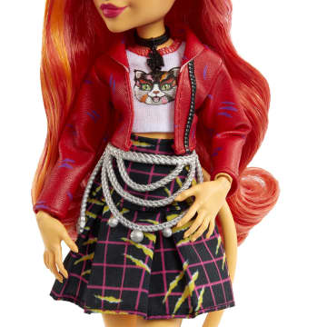Bambole Monster High Toralei Con Abiti, Cuccioli E Accessori