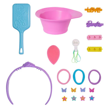 Barbie-Tête À Coiffer Color Reveal-Chevelure Brun Foncé Et Accessoires