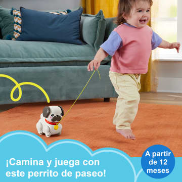 Juguete Para Arrastrar Pasea Al Perrito Pug De Fp Pets De Fisher-Price Para Bebés Y Niños Y Niñas Pequeños, Con Movimiento Y Sonidos - Image 2 of 6