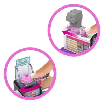 Barbie Mini Barbieland Juego Coleccionable De Panadería Con Muñeca Barbie De 1,5 Pulgadas, Áreas De Juego Interactivas Para Divertirse Contando Historias