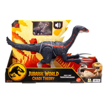Jurassic World Sla En Brul Therizinosaurus, Dinosaurusfiguur, Speelgoed Met Aanvalsfunctie En Geluiden, Chaos Theory - Image 7 of 7