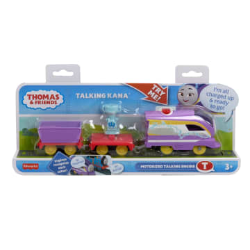 Thomas & Friends Talking Kana Toy Train, Motorized Engine With Phrases & Sounds, Uk English Version - Imagen 6 de 7